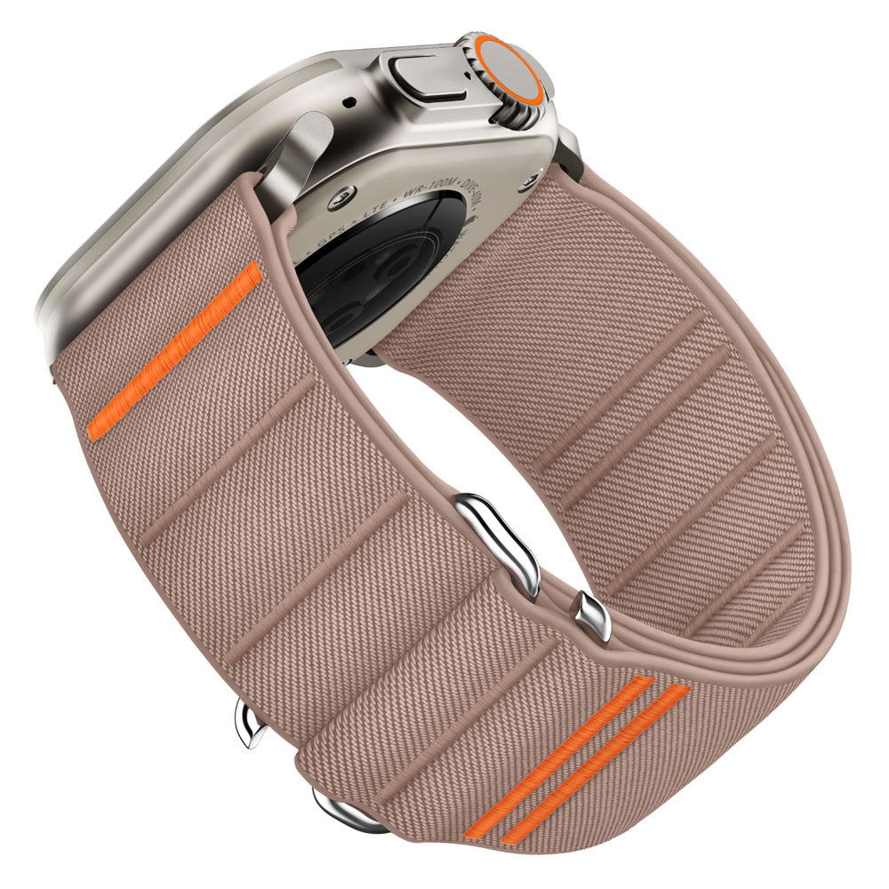 Elastic Nylon Watchband Stainless Steel Buckle