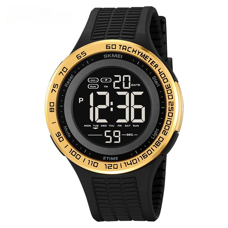 Men's Stylish And Versatile Electronic Watch Luminous Waterproof