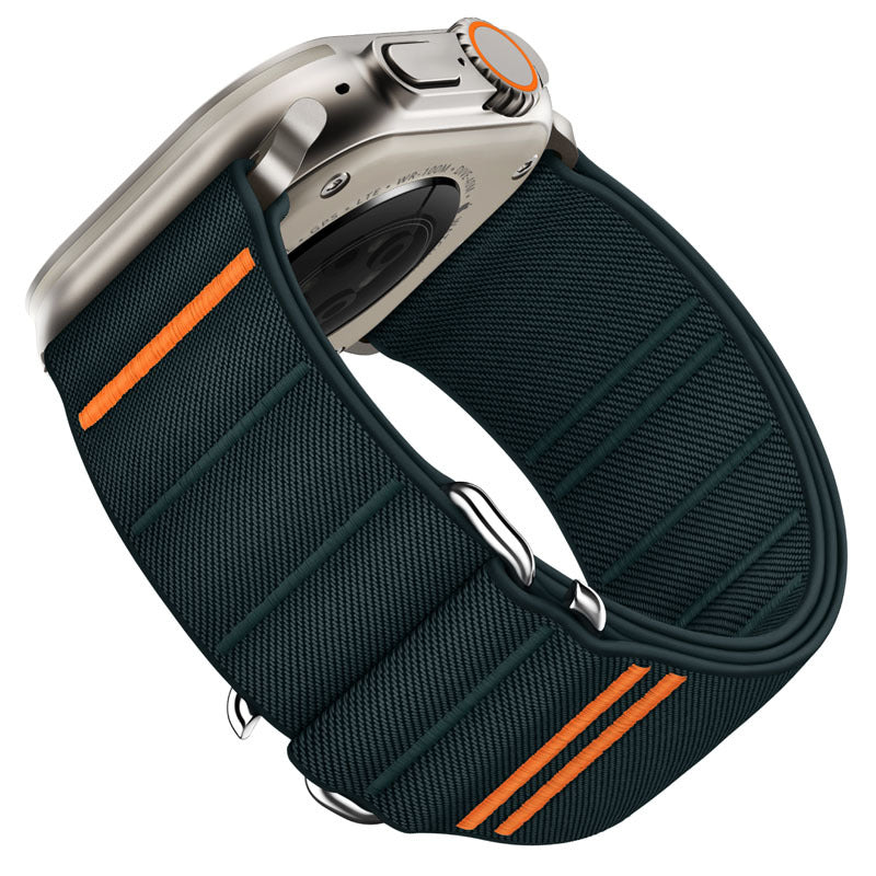 Elastic Nylon Watchband Stainless Steel Buckle