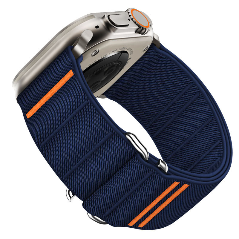 Elastic Nylon Watchband Stainless Steel Buckle