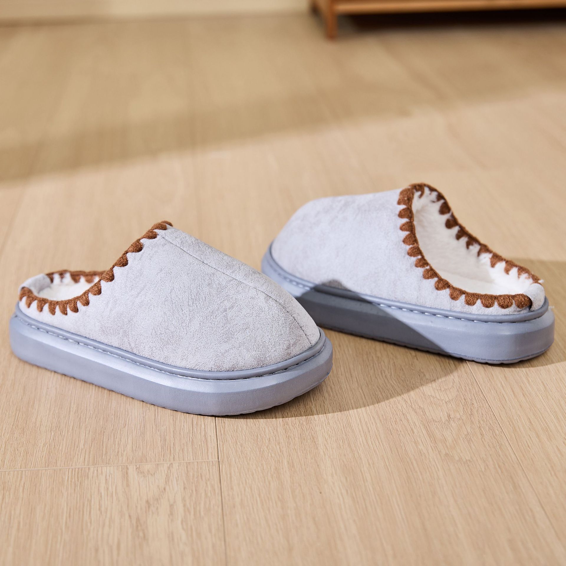 Indoor Home Non-slip Cotton Slippers