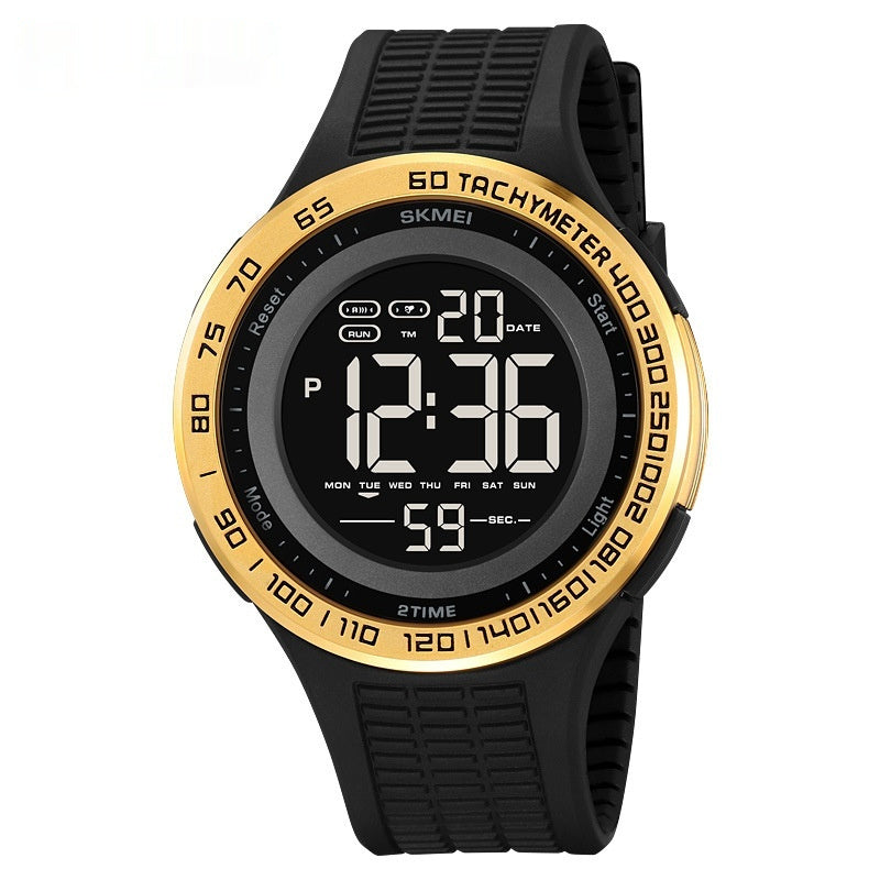 Men's Stylish And Versatile Electronic Watch Luminous Waterproof