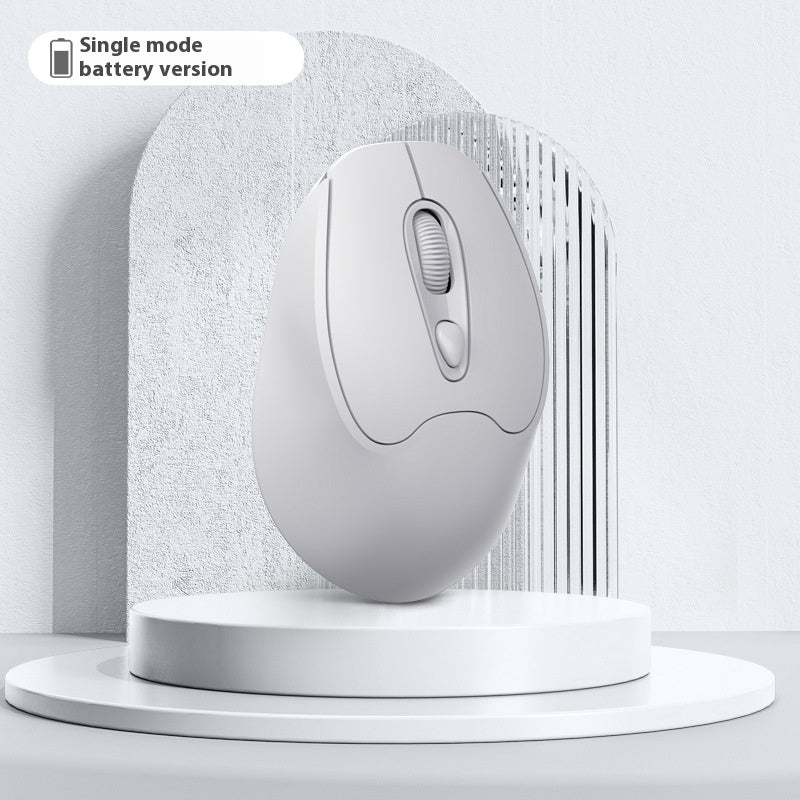 Dual-mode Bluetooth Wireless Mouse Charging Mute Office Game Applicable To Mobile Phones And Tablets